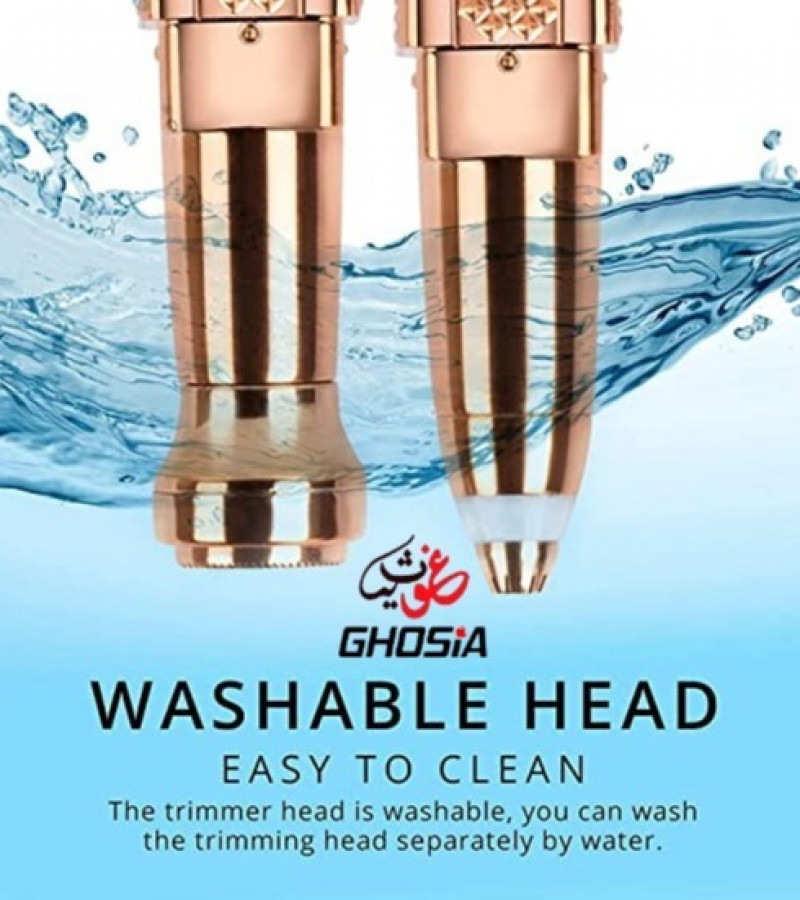 2 in 1 Facial Hair Remove Shaving & Hair Removal, Facial Epilator & Eyebrow Trimming, Lip Hair, Armpit Hair, Safe and Painless Hair Remover- 5165