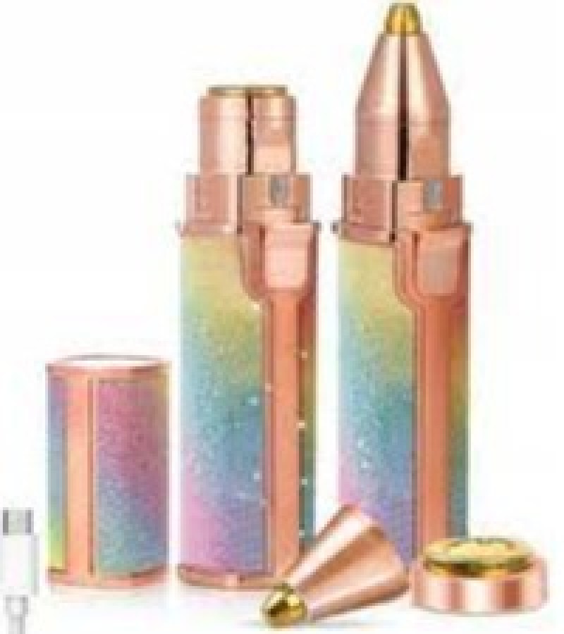2 In 1 USB Rechargeable Eyebrow Trimmer Electric Hair Remover kn-422