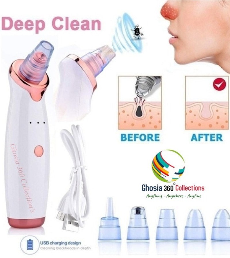 Electric Blackhead Remover Vacuum Acne Cleaner Black Spots Removal Facial Deep Cleansing Pore