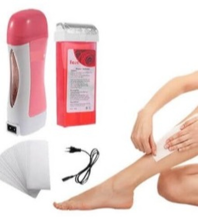 Electric Depilatory Heater Roll On Portable Wax Heater Painless Hair Removal - KN 356