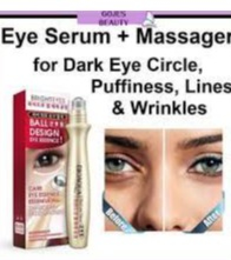 Eye Bag Removal Esence Serum Anti Wrinkle Remove Dark Circles & Fine Lines Eye Ball Roller kn-445