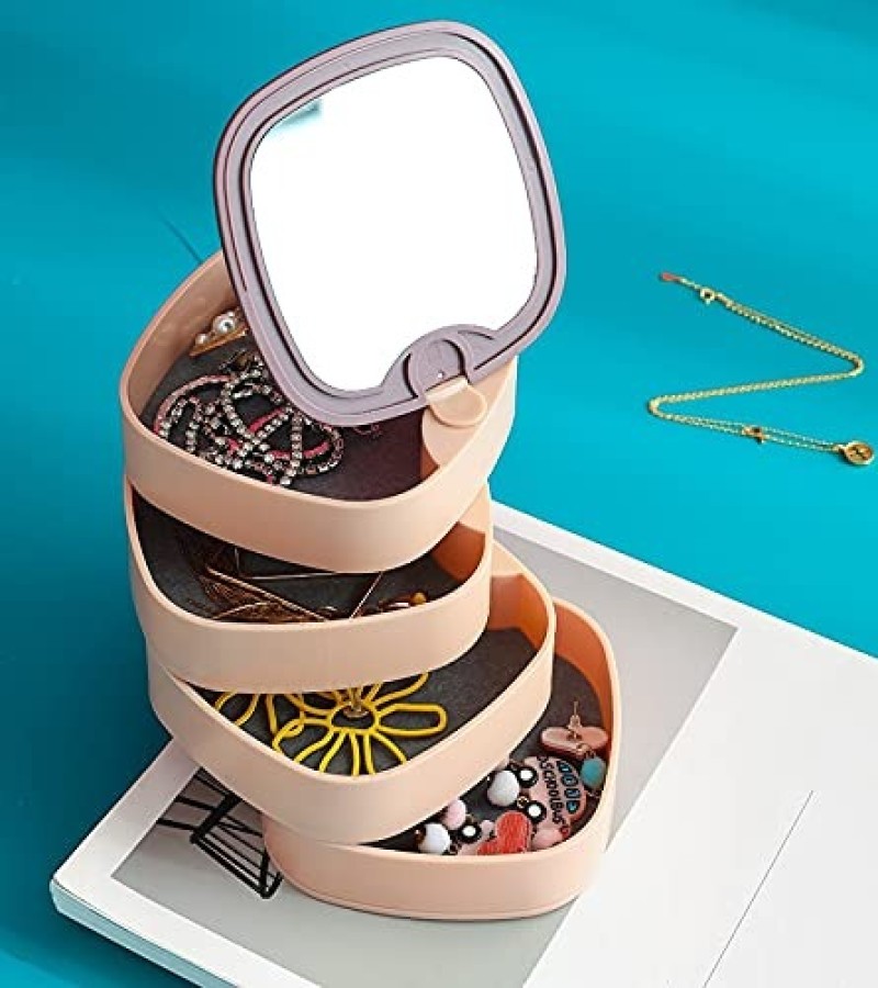 Foldable 4 layers Jewelry organizer