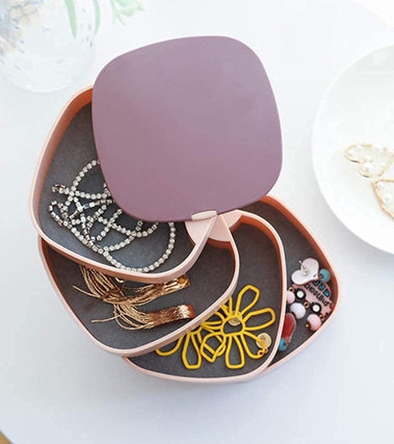 Foldable 4 layers Jewelry organizer