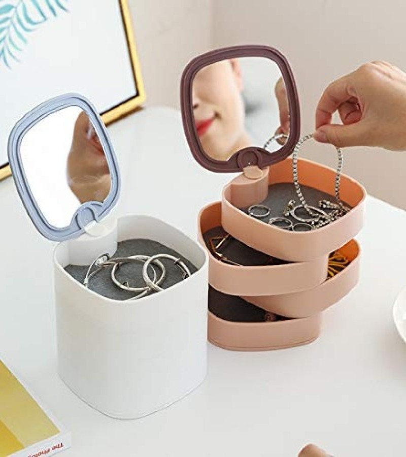 Foldable 4 layers Jewelry organizer