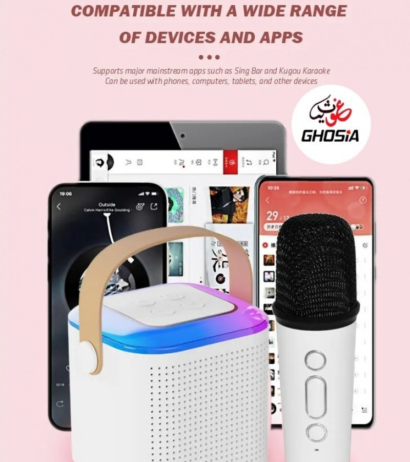 High Quality Karaoke Microphone Speaker Set for singing and Bluetooth speaker-5013