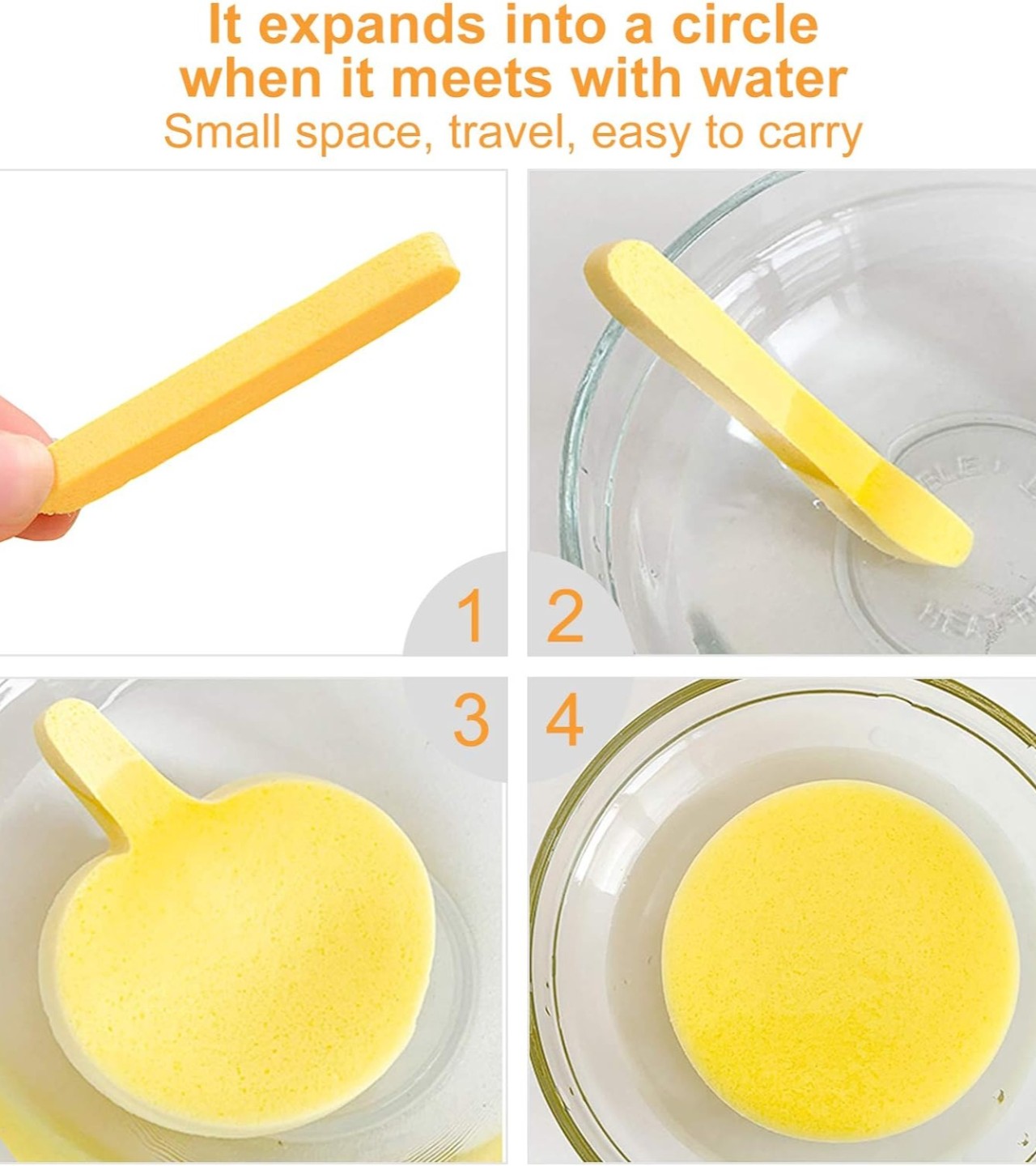 Magic lady face cleaning wash puff sponge kn-283