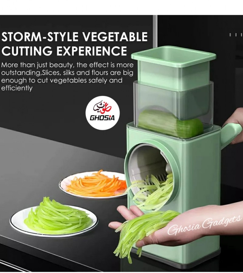 Rotary cheese Grater Shredder with handle 3 in 1 Nut grinder chopper round  Tumbling box Mandoline slicer Vegetables slicers, Red - Yahoo Shopping
