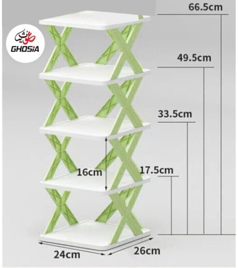 Multi Layer Shoe Rack Organizer, Small Creative Vertical Shoe Stand, Narrow Shoe Storage Rack