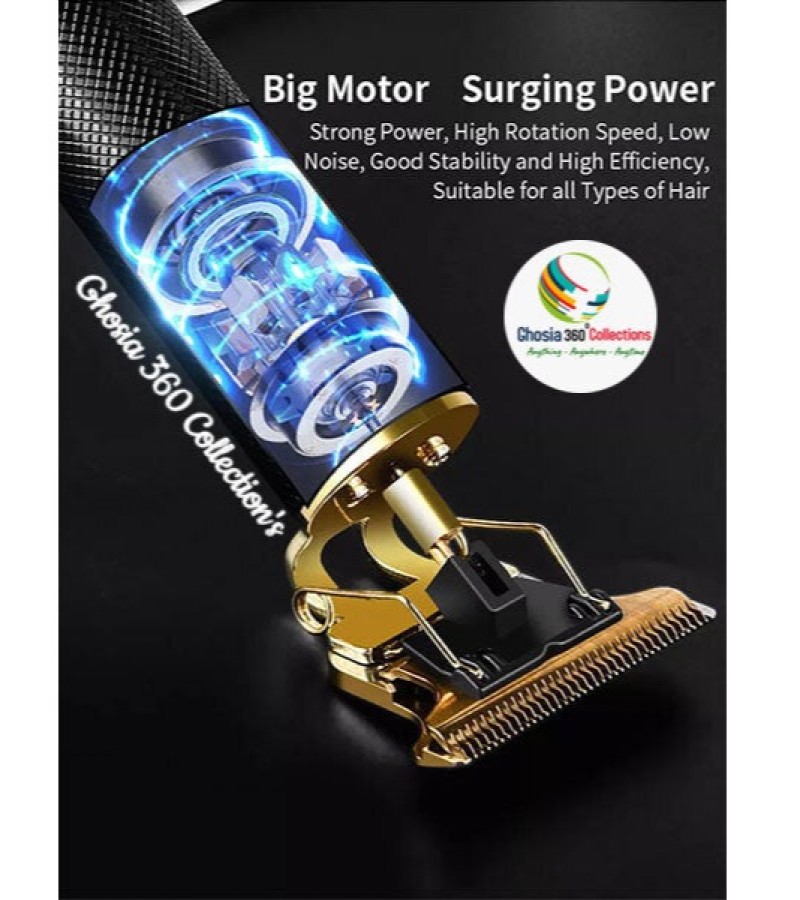 T9 Hair Clipper Professional Electric Hair Trimmer 0mm Baldheaded
